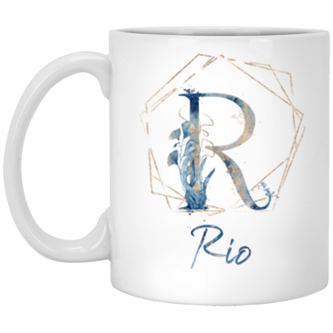 CC 11oz. White Mug  - An Underwater Style - Rio R