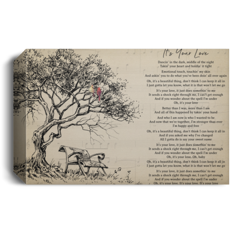 CC 18x12 Canvas 1.5in - It's Your Love - Red Birds & Tree