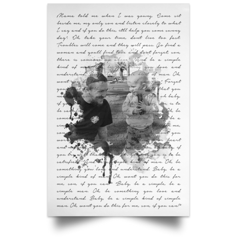 CC Satin 12x18 Poster - Simple Man 1.3 - Jason Phelps