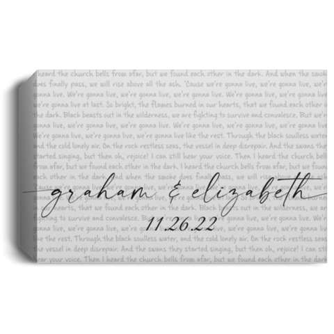 CC 18x12 Canvas 1.5in Frame - Graham & Elizabeth 11.26.22 - Found Each Other