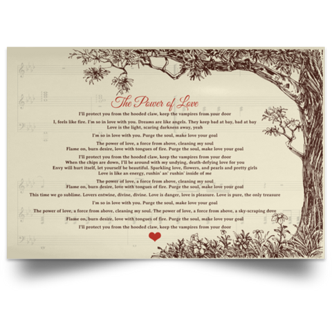 CC 24x16 Poster - The Power of Love - Goes To Hollywood