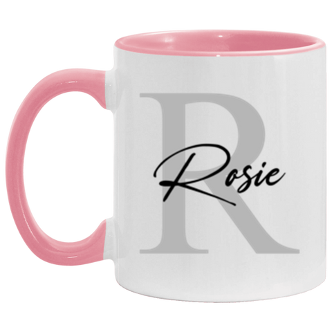 CC 11 oz. Pink Accent Mug - Rosie R - Style 2