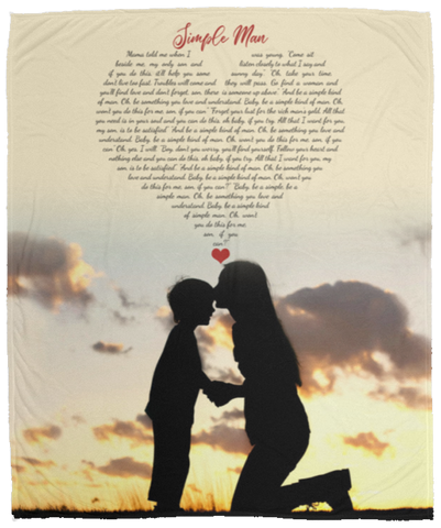 CC Cozy Plush  Blanket 50x60 - Simple Man - You & Me