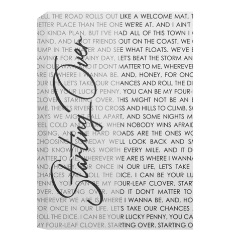 CC Canvas 16x20 - Starting Over