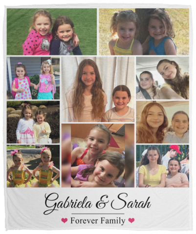 CC Cozy Plush Fleece Blanket - 50x60 - Gabriela & Sarah - Forever Family