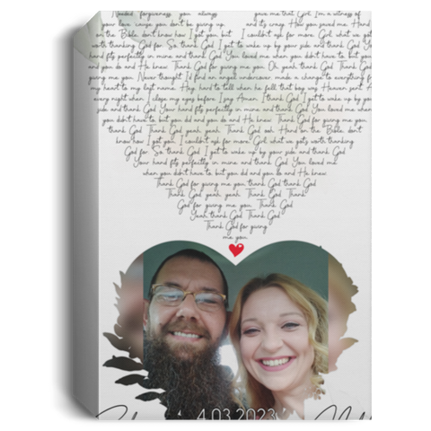 CC 24x36 Canvas 1.5in Frame - Thank God - Shawn & Nikki 4/03/2023