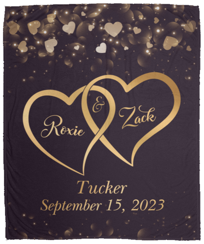 CC Cozy Plush Fleece Blanket - 50x60 - Roxie and Zack Tucker 2