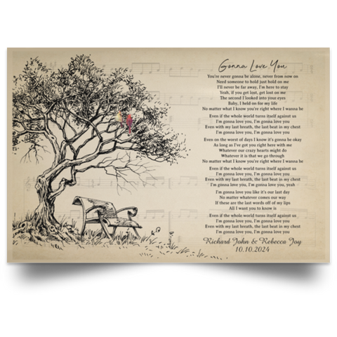 CC 36x24 Poster - Richard John & Rebecca Joy 10.10.2024