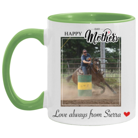 CC 11oz Accent Green Mug - Love Always from Sierra