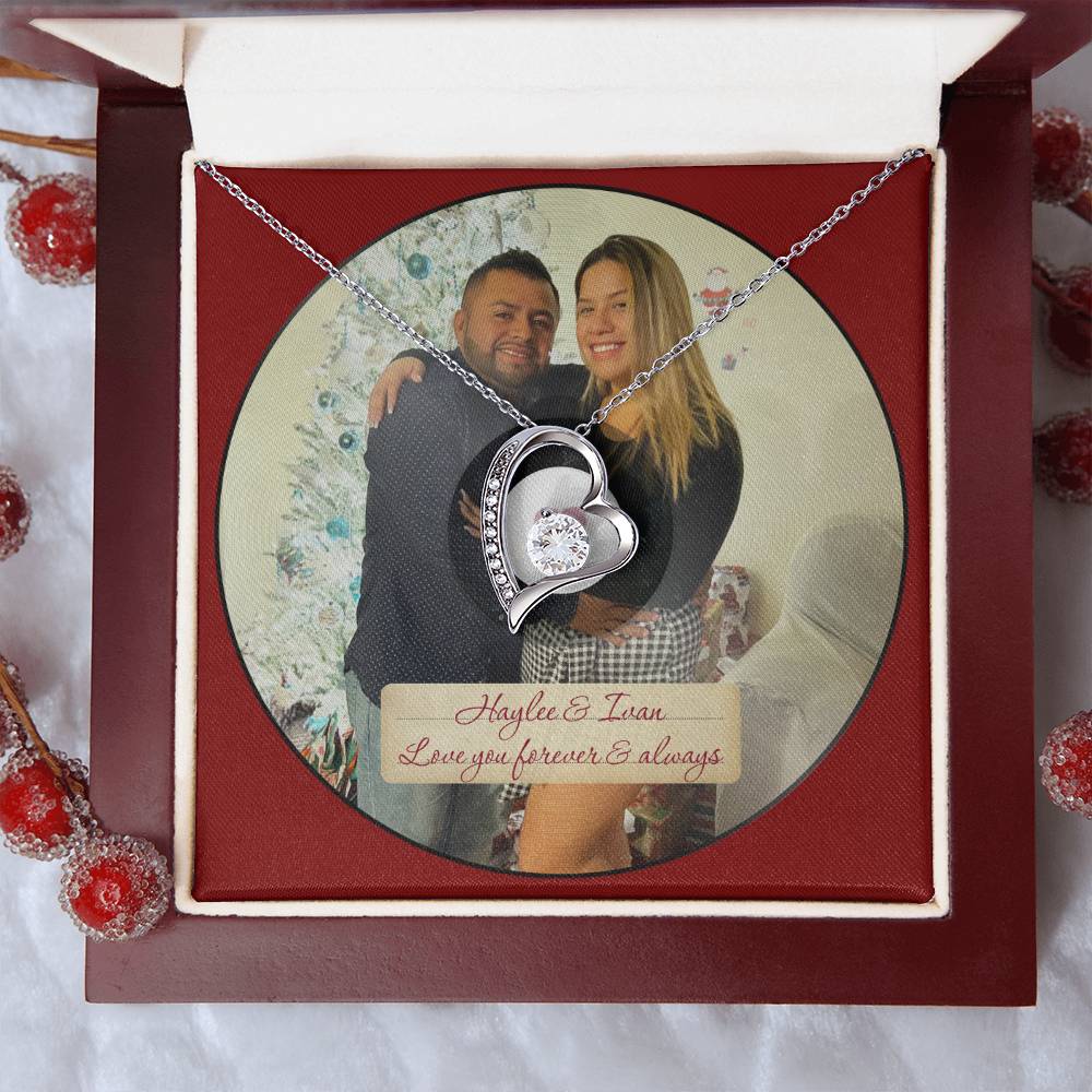 Haylee & Ivan - Love You Forever & Always - ShineOn Forever Gold Necklace