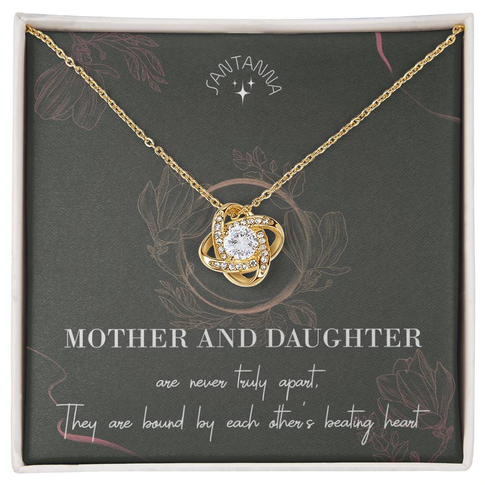 Love Knot Silver, Mother & Daughter - 14K White Standard Box - ShineOn