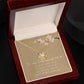 Love Knot Silver, To My Granddaughter - Standard Box 14K White -ShineOn