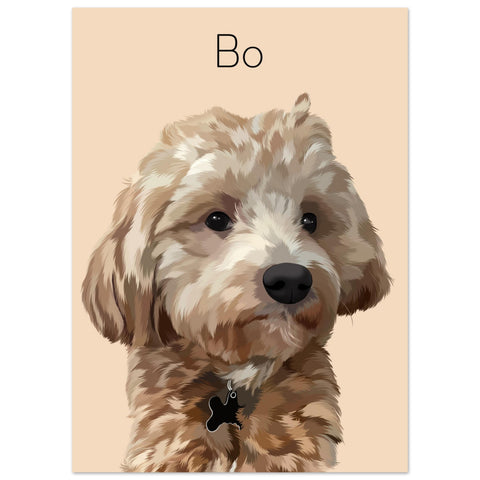 Gelato Premium Matte 5x7 Poster - Dog 2.6 - Bo