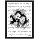 Gelato Premium Matte 12x16 Framed - Simple Man - Love You NORMA