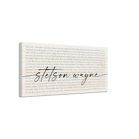 Gelato Canvas 24x12 Slim - Wood Lost Boy - Stetson Wayne