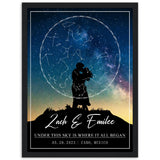 Gelato Premium Matte 12x16 Black Framed - Zach & Emilee - BG6 Cabo, Mexico