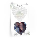 Lyrics Song -- Poster 20"x30" -- Adam & Atleigh 09.21.2022