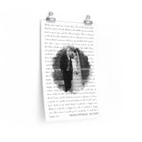 Lyrics -- Kevin & Michelle 02.17.2017 -- 12x18 -- Printify