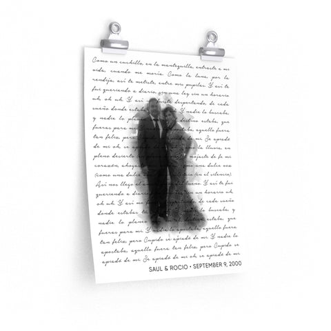 Saul & Rocio / September 9, 2000 -- 11x14 -- Printify