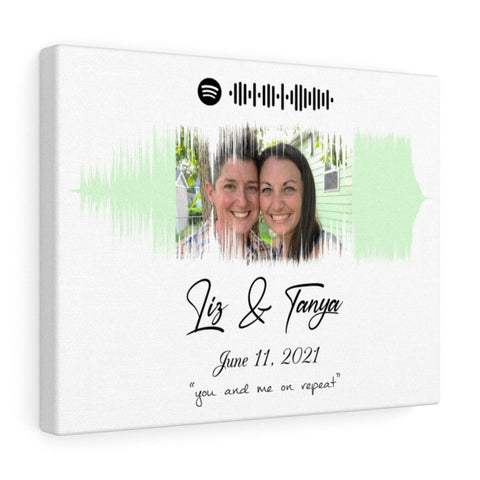 Soundwave -- Liz & Tanya June 11, 2021 -- Canvas 11x14 -- Printify