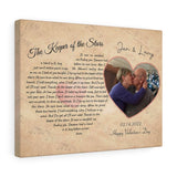 Lyrics -- Larry and Jan 02/14/2022 -- Canvas 12x16 -- Printify