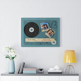 Cassette -- Martin & Jessica 2.14.2021 -- Canvas 18x24 -- Printify