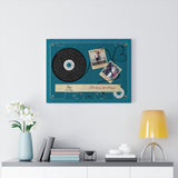 Cassettes-Tape Print -- Canvas 18"X24" -- Johnny and Jeannie