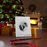 Lyrics Song -- Canvas  12"X16" -- John & Jennifer Gaydosh