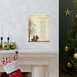 Poster Matte 11x14 Printify - I Cross My Heart - Design 5