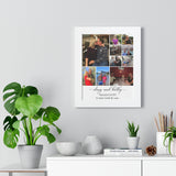 Print poster -- Doug and Kathy Married 6/14/1995 -- white framed 11x14 -- Printify