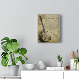 Lyrics -- Keep Me In Heart You -- Canvas 8"x10" -- printify
