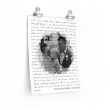 Lyrics -- Devrin & Adriana 01/23/2021 -- 11x14 -- Printify