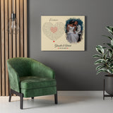 Lyrics Song Poster -- Canvas 24"x30" -- Glennelle & Alchrist
