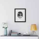Lyrics -- Ray ray 9.25.93 - 5.27.21-- Black framed 16x20 -- Printify