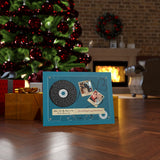 Cassettes-Tape Prints -- Canvas  18"X24" -- Erica & Rich