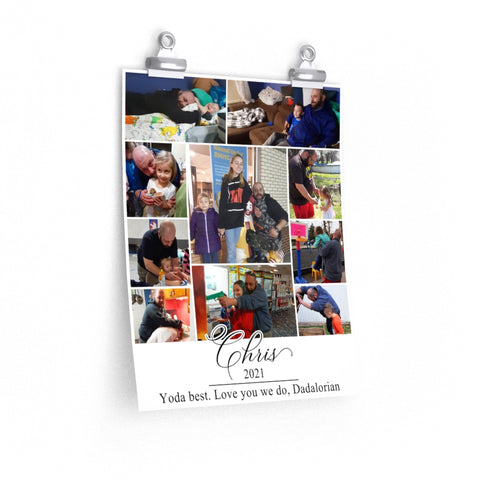 Dad Family Love -- Unframed 11''x14'' -- Yoda best