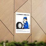 Printify Poster 11x14 Matte - CALDERON’S TIRES INC