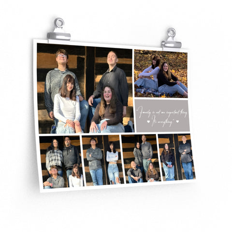 Printify 11x14 Poster Matte - 6 Photos It's Everything - Photos Collages