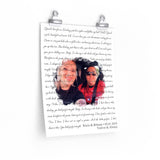 Lyrics -- Rocio & Brittany 05.01.2019 -- 11x14 -- Printify