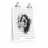 Lyrics Song -- poster/ 9''x11'' -- Joe & Josie 08/24/2019