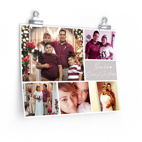 Photo Collages Prints --  Unframed 11''x14'' -- Nuestra boda Emerson