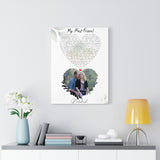 Music Lyrics Song -- Canvas 18"X24" -- Pritchard