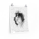 Lyrics -- Richard & Catherine 04.07.2012 -- 16x20 -- Printify