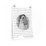 Lyrics -- Sean&Elizabeth 05.09.2015 -- 18x24 -- Printify