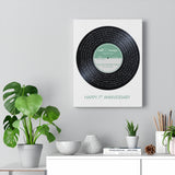 Music Lyrics Song -- Canvas 11"X14" -- Matt & Monique