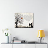 Lyrics Song -- Canvas 24"x30" -- stay with you (John Legend) -- Printify