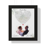 Stephanie & Jon'Mark   06-25-2021 - Framed 11x14 - Printify