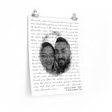 Lyrics Song -- Poster/ 16''x20'' -- Julio & Terry