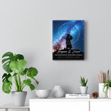 Star map -- Jessica & Benjamin 08.21.21 -- Canvas 8x10 -- Printify