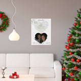 Lyrics -- Michael & Anna Summer of 2021 -- 18x24 -- Printify